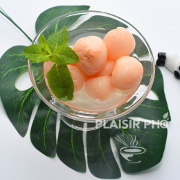 Litchis au sirop